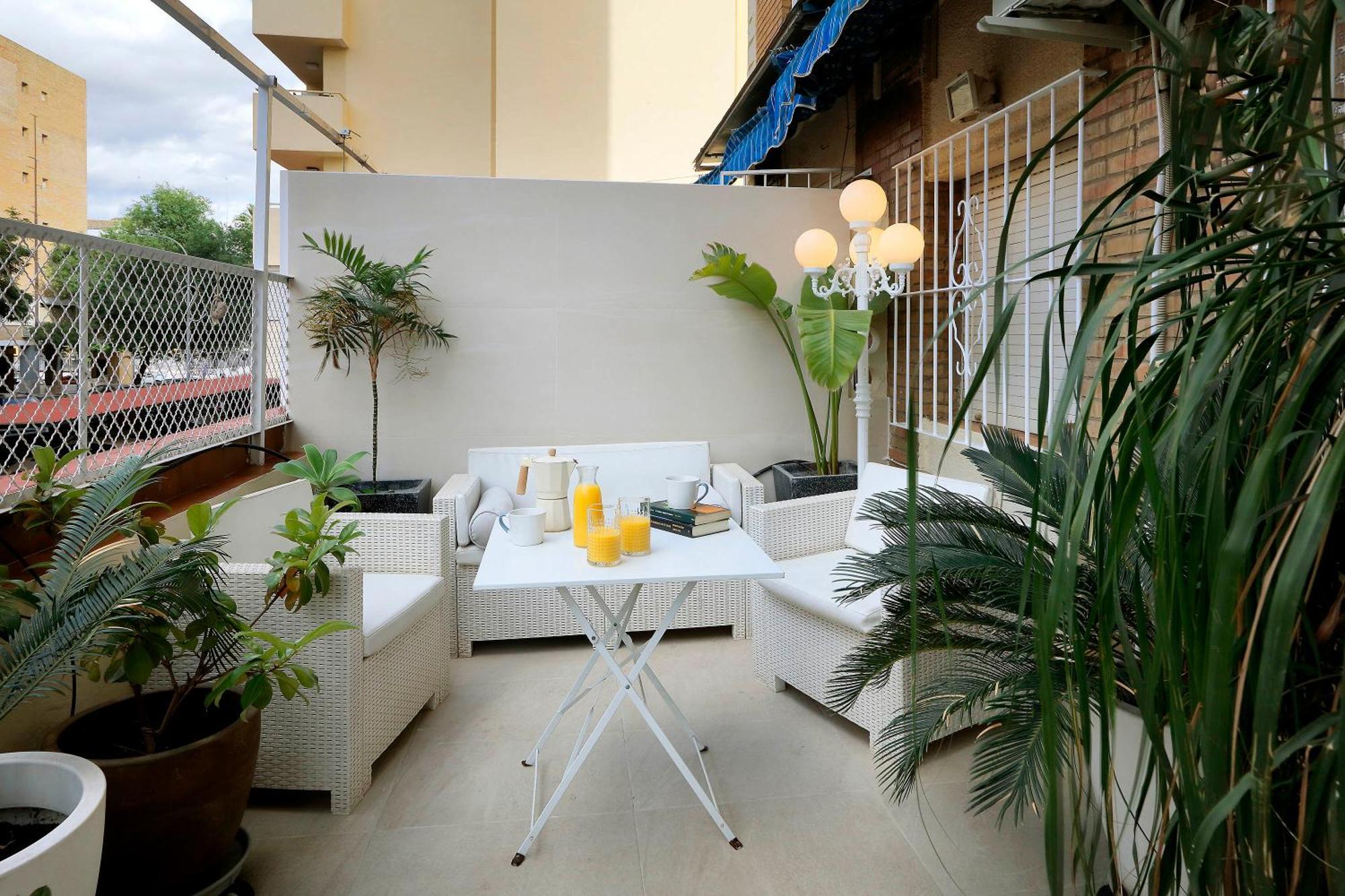 Apartamento Jardin Cerca Del Centro Sevilla Exteriör bild